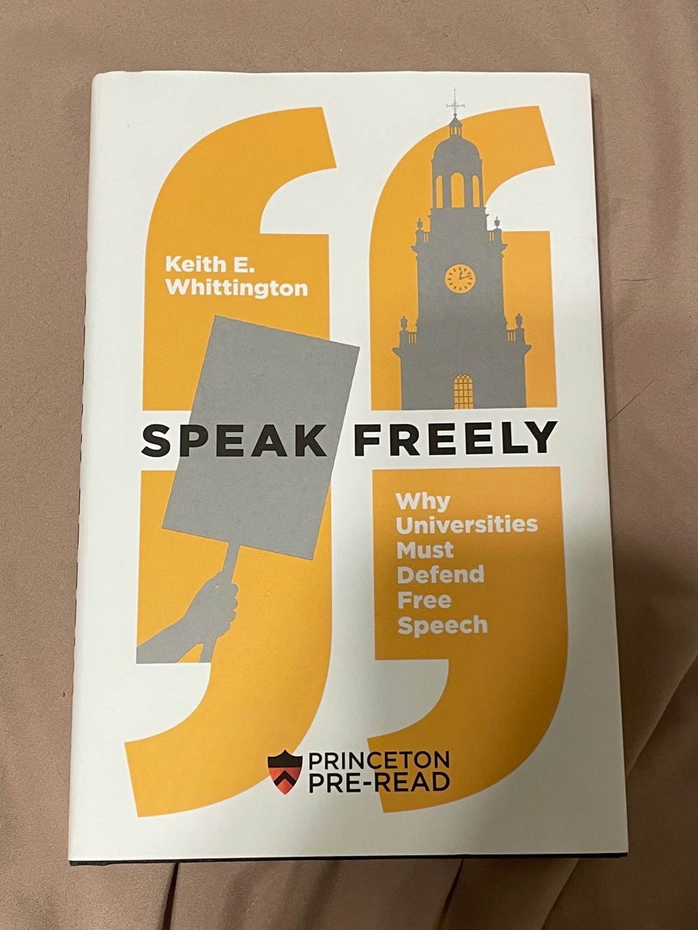 📚 Speak Freely (Princeton Pre-Read) by Keith E. Whittington 📚